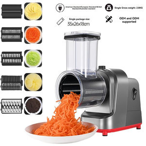 High Quality Multifunctional Fully Automatic Salad Machine, Lemon, <strong>Potato</strong>, Carrot Slicer, Vegetable, Fruit, and Cheese Chopper - Product Image 1