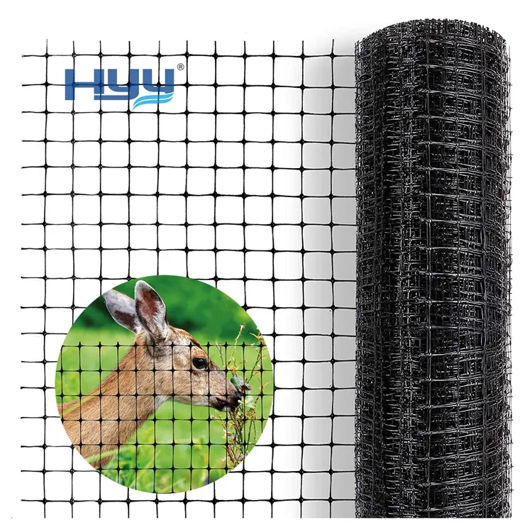 PP anti mole net deer fencing netting black anti animal chicken fence screen barrier fence fabric