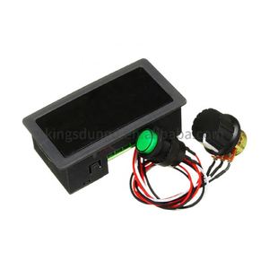 PWM Motor hız kontrol dijital LED ekran ve anahtarı Motor kontrolörü hız regülatörü DC 6-30V 12V 24V 5A - Product Image 4