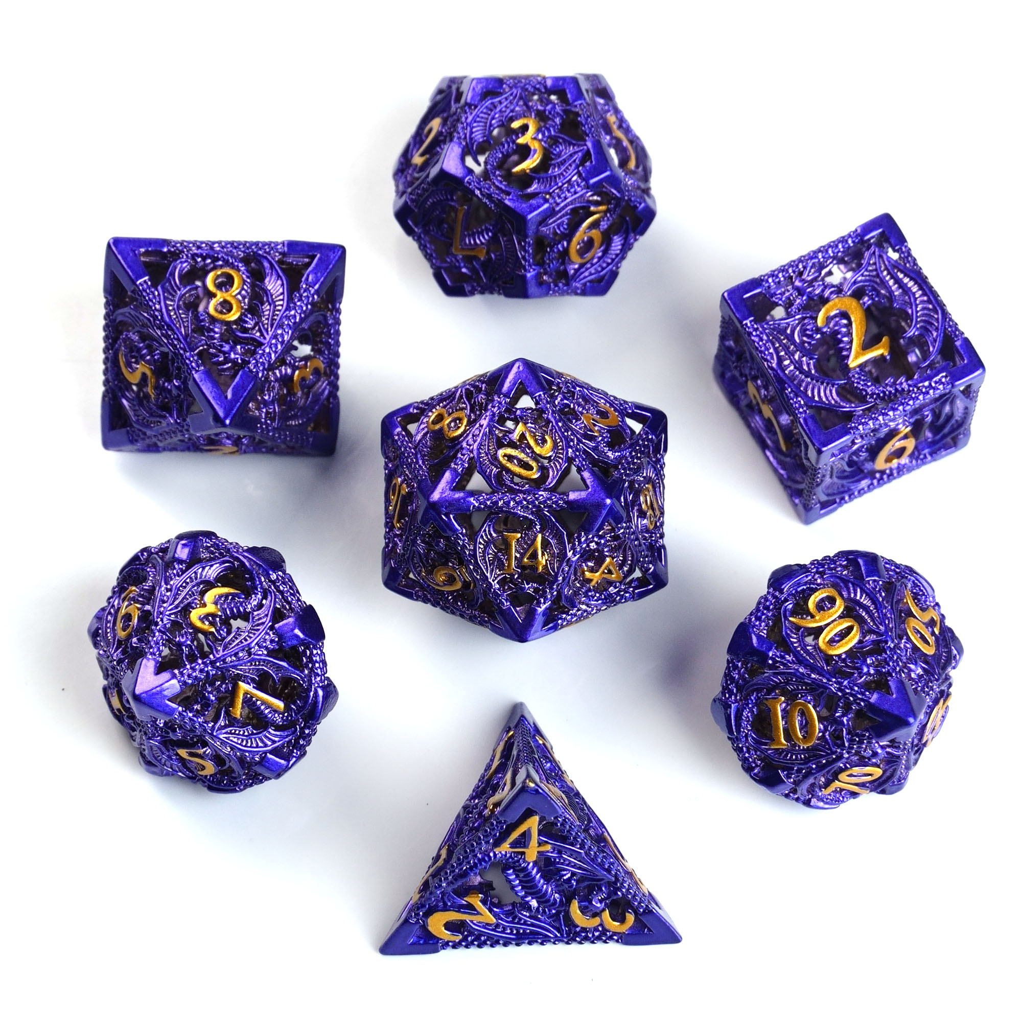 Purple / gold numbers