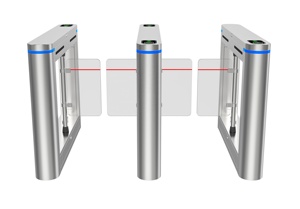 Una scelta sicura ed elegante automatica dei portoni di velocità pedonali tornello qr codice lettore Anti-collisione Flap barriera cancello - Product Image 3