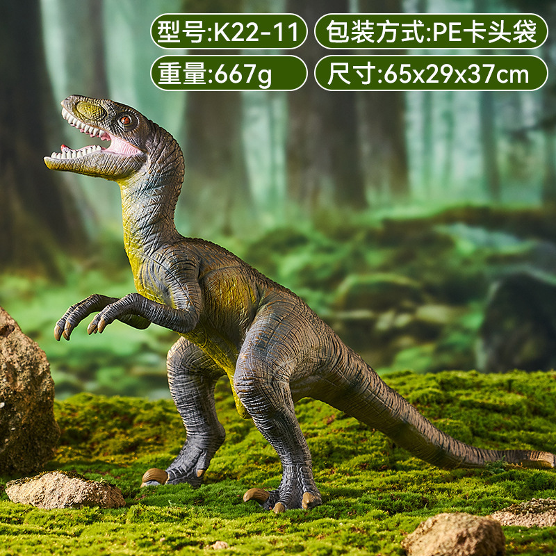 HY-K22-11 vinyle sonore velociraptor modèle a / 65*29*37cm / 667g