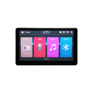 GPS Motorcycle <strong>Screen</strong> Android Auto Display AirPlay IOS iphone Mirror Link Radio Player Portable CarPlay <strong>Screen</strong> - Product Image 1