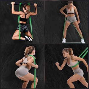 Amyup faixa elástica de látex de alta qualidade para puxar faixas de resistência de assistência contra estrias, conjunto de faixas de resistência de fitness