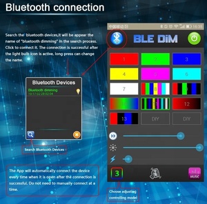 4 6 8 16 bakla 9W App RGB Bluetooth kontrolü için renkli LED kaya lamba kamyon tekne ATV SUV araç araba 12v 24v sürüş - Product Image 2