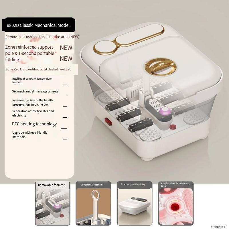 Modèle classique mécanique blanc 9802d, sans humidité, avec lumière rouge
