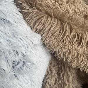 100% Polyester 40Mm Dài Đống Siêu Mềm Xù Xì Sang Trọng Vải <span class=keywords><strong>Pv</strong></span> Sang Trọng Vải Cho Giường Vật Nuôi - Product Image 3