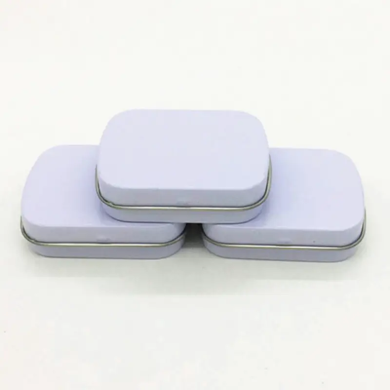 58x45x15mm small mint tin box Chewing Gum candy packing box paper clip metal case