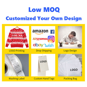 Custom LOGO Embroidered Knit <strong>Set</strong> Sleeve Knit Pullover and Knit Wrap Skirt <strong>Set</strong> Knitted <strong>Two</strong> Piece <strong>Set</strong> for Women - Product Image 5