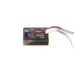 DUMBORC RC araba FZD simülasyon işık kontrolörü 12 LED sistemi kiti için 1/10 1/8 kamyon Drift TAMIYA TAMIYA 4WD eksenel SCX10 - Product Image 3