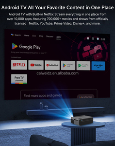 Proyector inteligente Android TV Android 11,0 Mini proyector - Product Image 4
