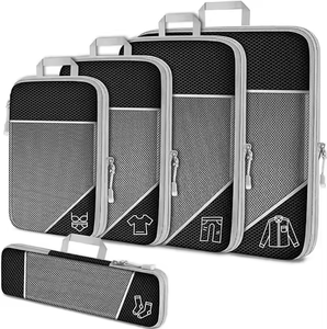 Bán buôn thiết kế hiện đại du lịch không thấm nước Túi hành lý Kit đóng gói hình khối và quần áo Organizer <span class=keywords><strong>Set</strong></span> - Product Image 2