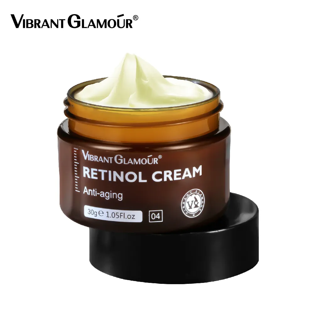 VIBRANT GLAMOUR-crema facial Retinol, crema reafirmante antiedad, elimina arrugas, blanqueamiento, Retinol hidratante