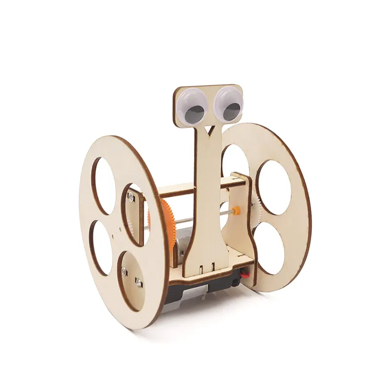 Balance Car Assembly Diy Wood Intelligent Toys For Kids