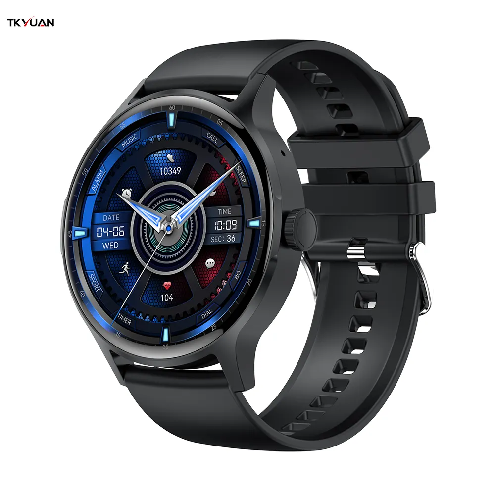 TKYUAN女性AmoledスマートウォッチBtコール心拍数モニタースマートウォッチReloj Inteligente For Women Smart Wrist Watch