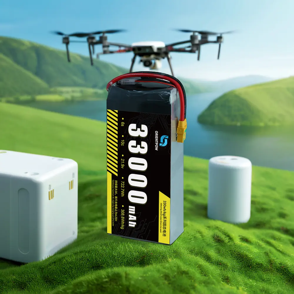Batería Lipo de polímero de litio de alta capacidad 33000mAh 14S 10C 51,1 V para FPV Drone UAV Drone batería con ánodo LFP