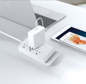 超薄型6-1電源ストリップ4 ACソケット付きUSB A + タイプC WT-2A1C-B USAアウトレットエクステンダー多機能PCB & PCBA - Product Image 2