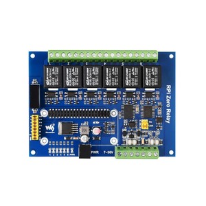 Módulo de relé industrial de 6 canales para Raspberry Pi Zero RS485 CAN Protecciones aisladas para Pi Zero 2 W