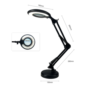 Fabrika doğrudan satış büyüteç işık ayarlanabilir salıncak kolu yaratıcı usb LED ucuz 5V için masa lambası dokunmatik kontrol dim N - Product Image 2