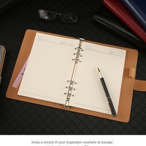 Cross-Biên Giới A5 Da Loose-Leaf Notepad 100 Sheets A4 Kinh Doanh Văn Phòng Máy Tính Xách Tay Có Thể Tháo Rời Dày Tùy Chỉnh Trường Nhật Ký - Product Image 2