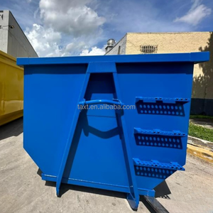 Contenedor de eliminación de basura de reciclaje, contenedor de basura de alta calidad hecho a medida, contenedor de basura de elevación con gancho de Metal para basura de construcción - Product Image 1