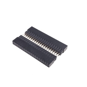 40 Pin 2.54mm Pitch Dual Spacer Receptacle Socket GPIO Header für Raspberry Pi A +/B +/Pi 2/Pi 3 - Tall 2x20 Female Header DIP