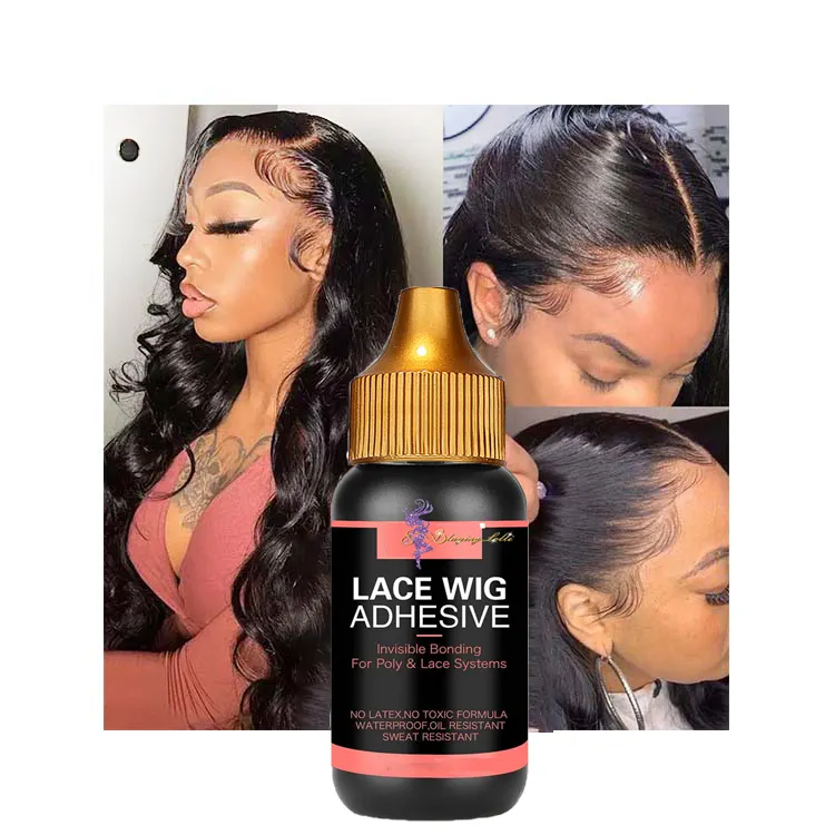 Private Label Waterproof Lace Adhesive Wig Hair Glue Skin Protector Lace Tint And Styling Set