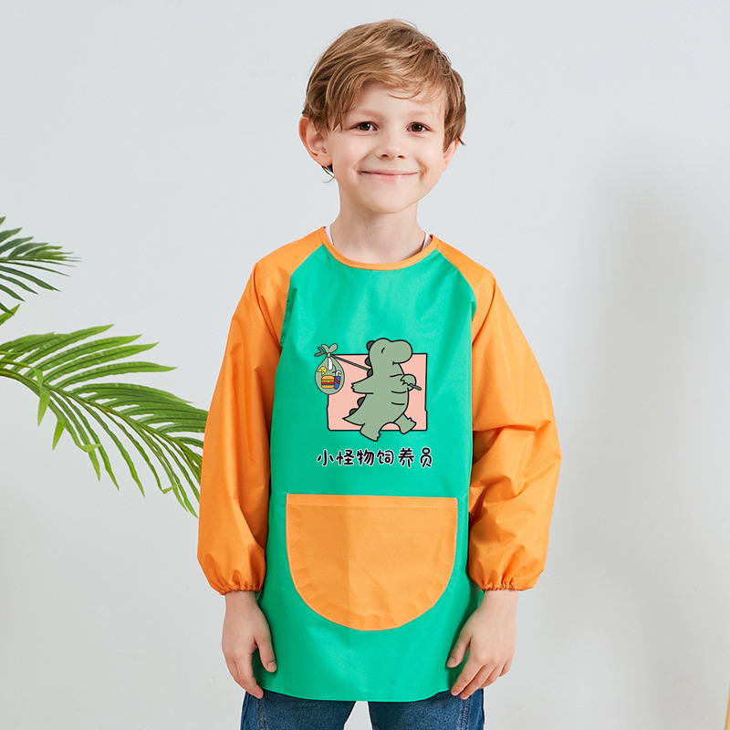 Green little dinosaur