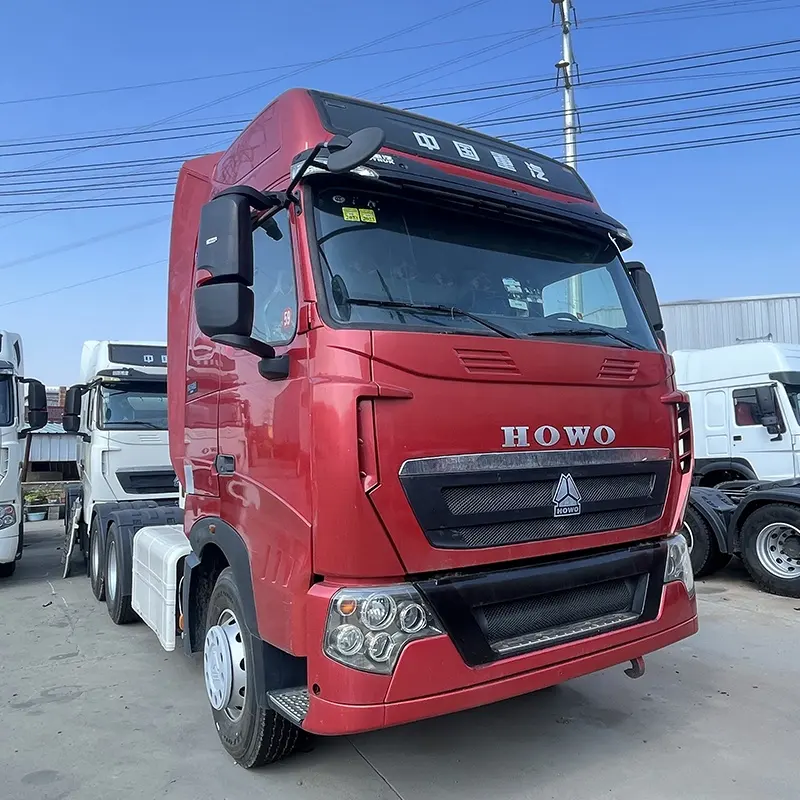 Sinotruk howo T7 CNG Тракторная головка 6 х4 HOWO грузовик CNG Подержанный LHD