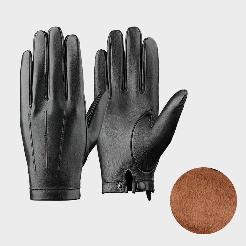 Doublure polaire noire intégrale pour les doigts