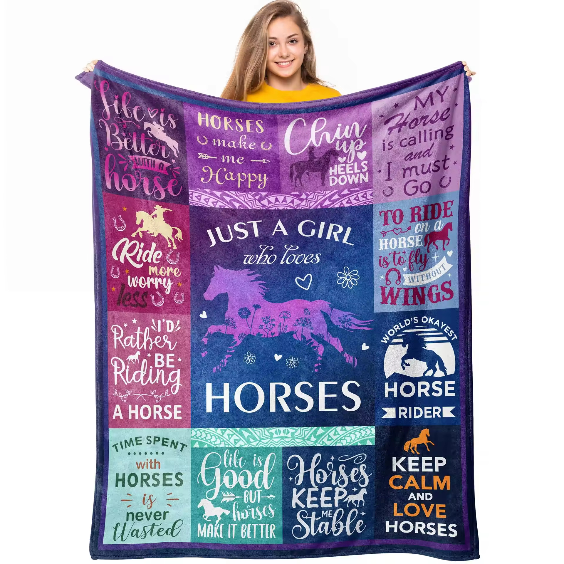 Horses Purple