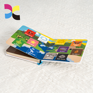 定制艺术纸书印刷迷你学前班书纸板印刷学习板书 - Product Image 3