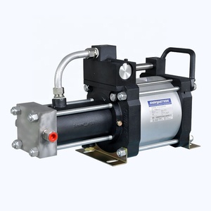 Alta Pressão Pneumática Air Driven Nitrogênio hidrogênio Gás Booster Pump System