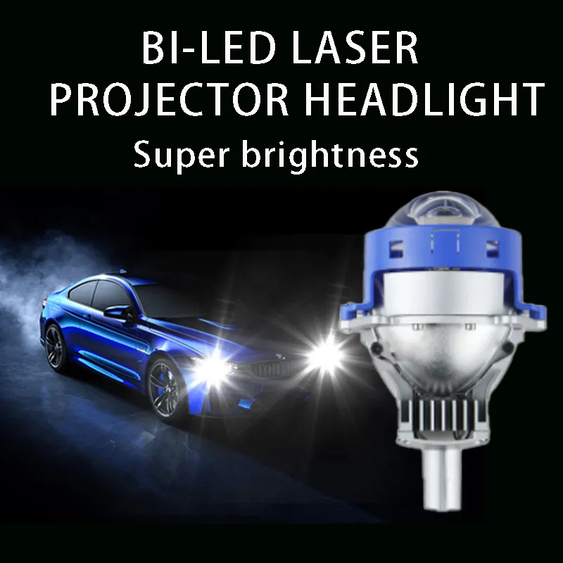 Motosiklet aksesuarları led far 9006 car bi lazer yüksek kaliteli projektör car araba motosiklet için