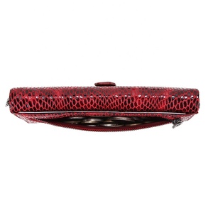 顶级蛇皮皮革女钱包带手机口袋dropship Contact带RFID阻挡功能的女士钱包 - Product Image 4