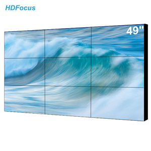 <span class=keywords><strong>49</strong></span> inç kapalı reklam videosu oyuncu paneli zemin standı Ultra dar çerçeve 3x 3 Lcd Video duvar üretici