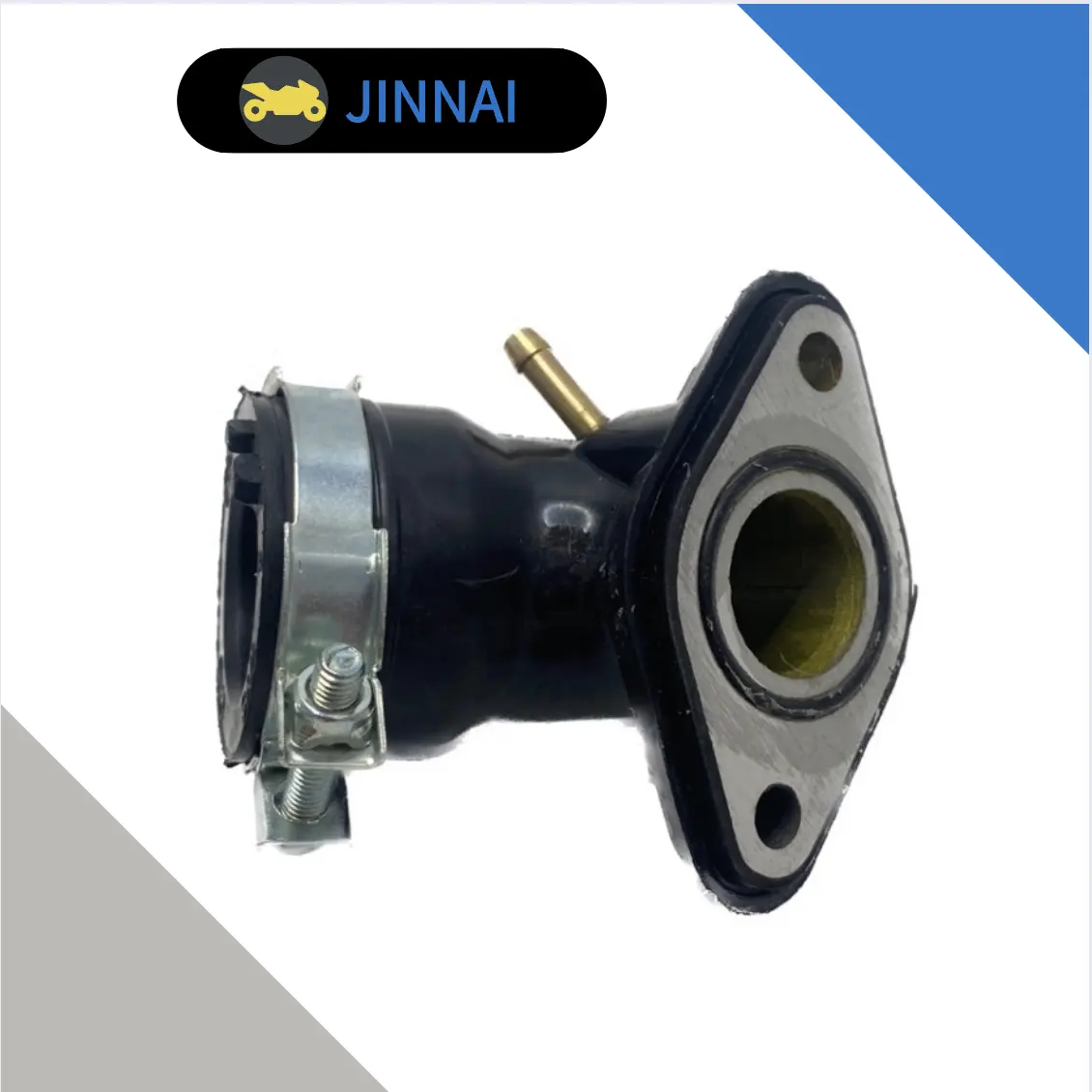 JINNAI 오토바이 기화기 인터페이스 chemigum 100cc 커넥터 기화기 인터페이스 야마하