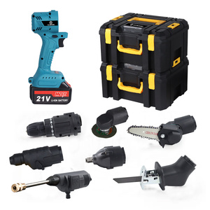 All-In-One 18V/20V Batterie betriebene kabellose Multifunktions-Elektro werkzeuge Combo-Kit Elektrische Anwendung mit Hartschalen-Werkzeugs ätzen - Product Image 3