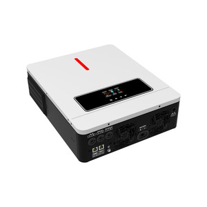 Jesudom 4.2KW 24VDC 230VAC Inversor solar de energía verde Onda sinusoidal pura Salida dual Entrada fotovoltaica ancha 60-450VDC Inversor híbrido solar - Product Image 1