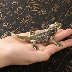高品質のカブトムシ装飾セミセミ装飾品アンティーク真鍮像研究デスクトップ。 - Product Image 6