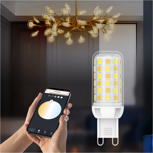 Akıllı G9 LED ışık ampul hiçbir titreşimsiz WiFi Led Led ışık ampuller 4W 320LM akıllı ampuller Alexa ile çalışmak Google ev kısılabilir parlaklık - Product Image 6