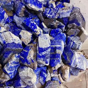 Оптовая продажа, Высококачественный Натуральный Необработанный камень из лазурита в Афганистане, резной камень для обработки или сбора - Product Image 1