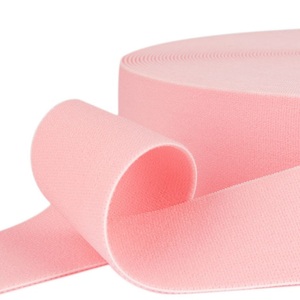 Banda elástica de gamuza de color de alta calidad personalizada de fábrica, correas de algodón pegadas elásticas - Product Image 6