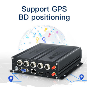 8CH SD DVR 4G GPSモバイルDVRシステムトラック7インチVGAディスプレイ防水赤外線LEDカメラ7インチVGAディスプレイ車のブラックボックス - Product Image 2