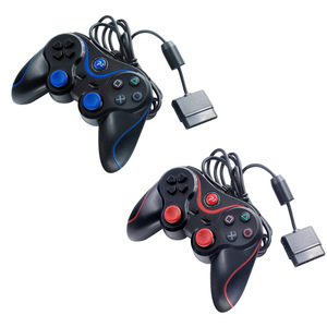 แผงควบคุมเกมสำหรับ PS 2, แผงควบคุมระบบสั่นแบบคู่ดีไซน์ P2คอนโซลเกมจอยสติ๊ก - Product Image 2