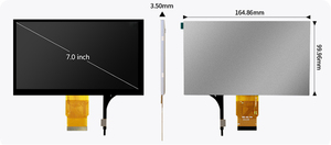 Polcd 7 ''Tft Lcd Panel 800x480 Pantalla táctil capacitiva Interfaz RGB Pantalla de módulo LCD de 7 pulgadas - Product Image 4