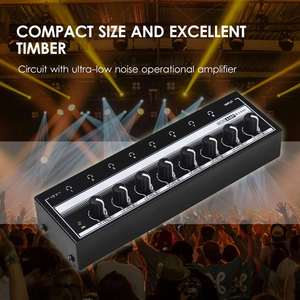 Amplificador de auriculares compacto HA800, amplificador de monitor de auriculares, controlador de 8 canales