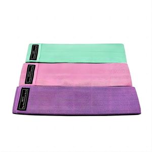 Polyester Yoga Resistance Band Set <strong>Elastic</strong> Stretch <strong>Loop</strong> Workout Bands - Product Image 5