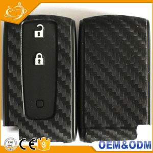 KustSoft เคสกุญแจรถซิลิโคน,ฝาครอบกุญแจคาร์บอนสำหรับ Toyota Rav4 Aygo Corolla Camary Chr Prius Yaris Auris - Product Image 6