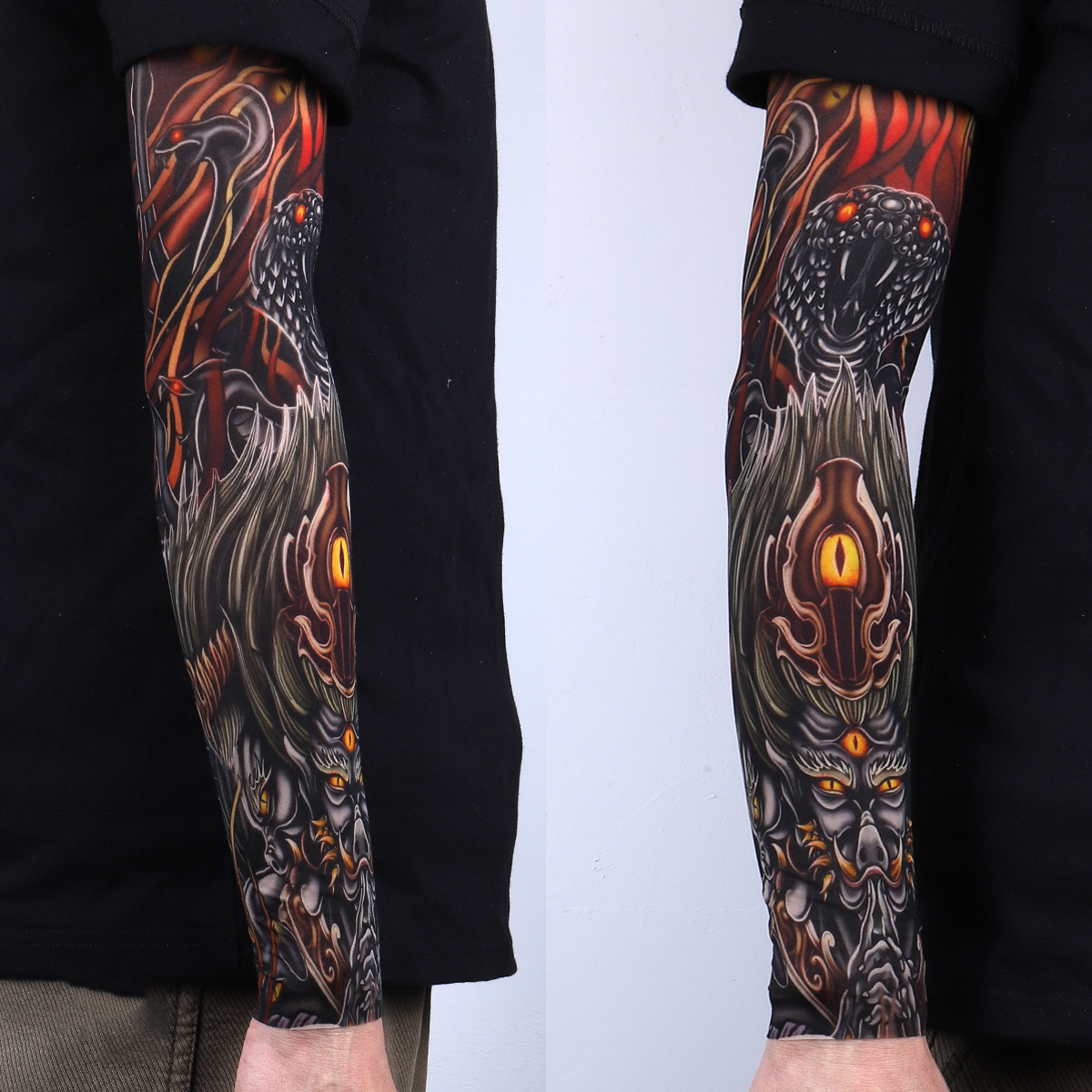 Conjunto de un par de dioses de mil ojos